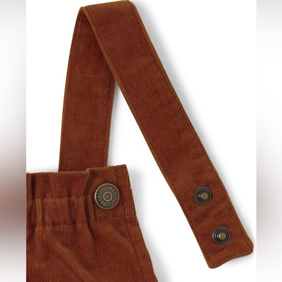 Kids Fall Corduroy Owl Overall Romper size 8 Back to school Halloween - Picture 8 of 10